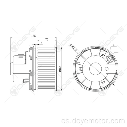 Ventilador de habitáculo para FORD FOCUS FORD C-MAX